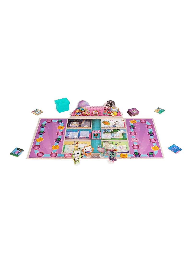 سبين ماستر جيمز Gabby’S Dollhouse ، لعبة Meowmazing مستوحاة من عرض Dreamworks Netflix مع 4 عصابات رأس كيتي ، للعائلات والأطفال من سن 4 سنوات فما فوق  - Image 2