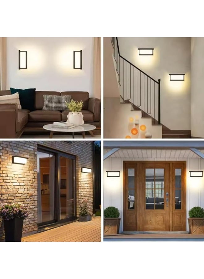 تاسفورا مصابيح جدارية خارجية LED | 12 واط | كشاف جداري | مقاوم للماء IP65 | إضاءة دافئة 3000K | إنارة خارجية للحوائط | تركيب جداري | مناسب للمنزل | الحديقة | مدخل المنزل | الحمام الخارجي | الجراج - Image 5