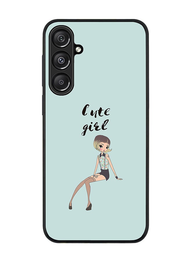 Stylizedd For Samsung Galaxy A16 / A16 5G Case,Slim fit Camera Protection, Shockproof Thin Phone cover - Shy Cute Girl - Image 1