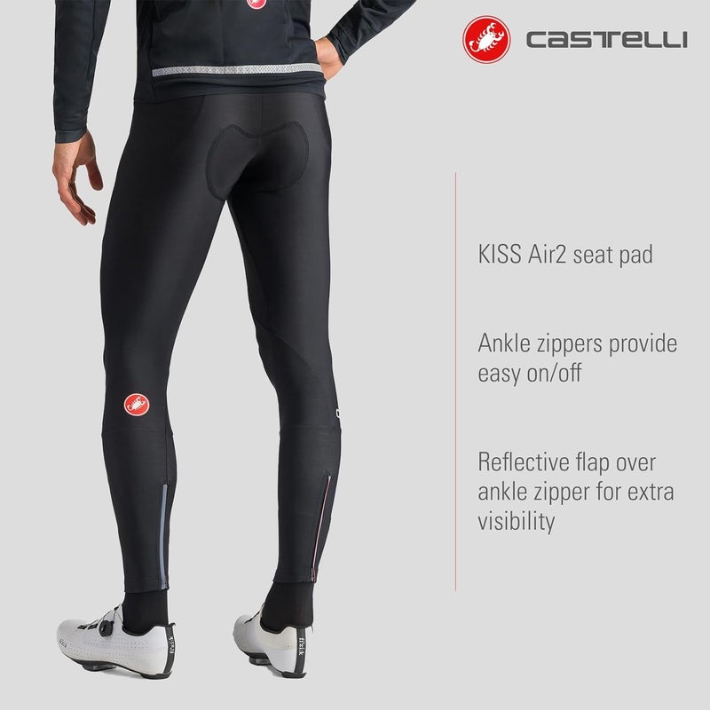 Castelli Men's Entrata Bibtight for Road and Gravel Biking I Cycling - Image 2