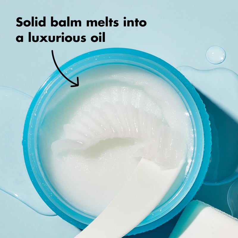 elf e.l.f. SKIN Mini Holy Hydration! Makeup Melting Cleansing Balm, Face Cleanser & Makeup Remover, Infused with Hyaluronic Acid to Hydrate Skin, 0.45 Oz - Image 4