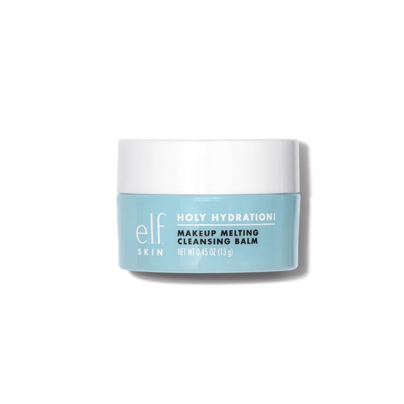 elf e.l.f. SKIN Mini Holy Hydration! Makeup Melting Cleansing Balm, Face Cleanser & Makeup Remover, Infused with Hyaluronic Acid to Hydrate Skin, 0.45 Oz - Image 1