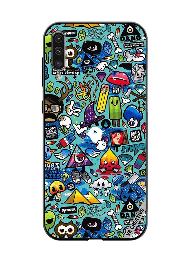 VR CREATIVE Protective Case Cover For Samsung Galaxy A50/A50s Design Multicolour - Image 1