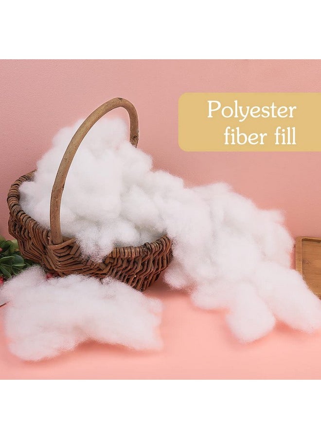 Butuze BUTUZE 900g/32oz Polyfill Stuffing, Fiberfill for Crafts, Polyester Fiber Fill, Premium Stuffing Fiber Fill for Stuffing Pillow and Home Decoration Projects  - Image 3