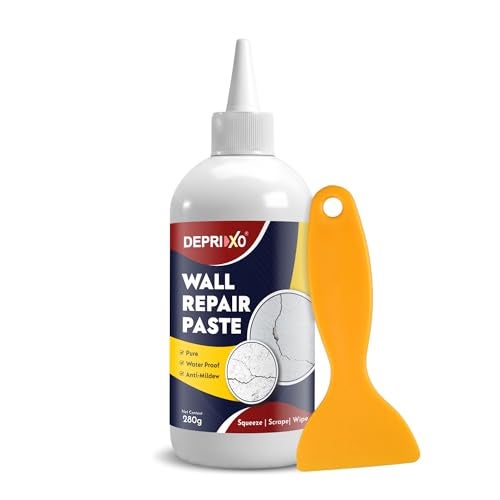 DEPRIXO Wall Repair Paste - Paint Wall Putty Crack Repair for Walls and Joint, Mending Agent Damage Wall Crack Filler, Waterproof Wall Hole Filler by UNIDSC (Wall Repair Paste, 280 ml) - Image 1