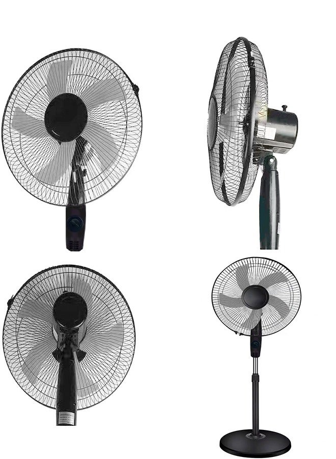 16-Inch Pedestal Floor Large Fan with Oscillating Blades Tilted Head Strong Wind - Image 5