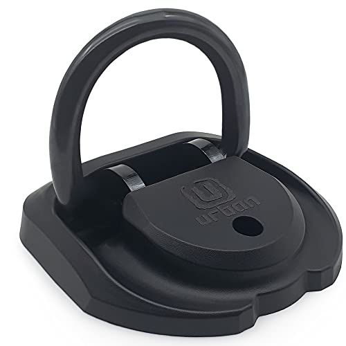 urban UR55 Highest Tested Security Anchor for Motorcycle, Foldable ø14 Hardened Steel Ring, 4 Expansion Bolts, Anti-Theft Wall Ground Dloor Fixing for Garage, Trailer, Scooter, Bicycle Parking - Image 1