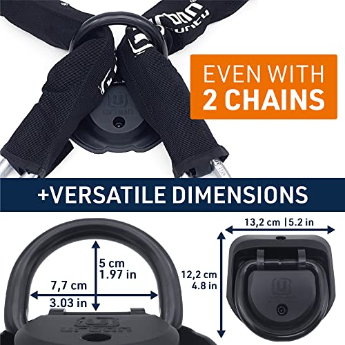 urban UR55 Highest Tested Security Anchor for Motorcycle, Foldable ø14 Hardened Steel Ring, 4 Expansion Bolts, Anti-Theft Wall Ground Dloor Fixing for Garage, Trailer, Scooter, Bicycle Parking - Image 5