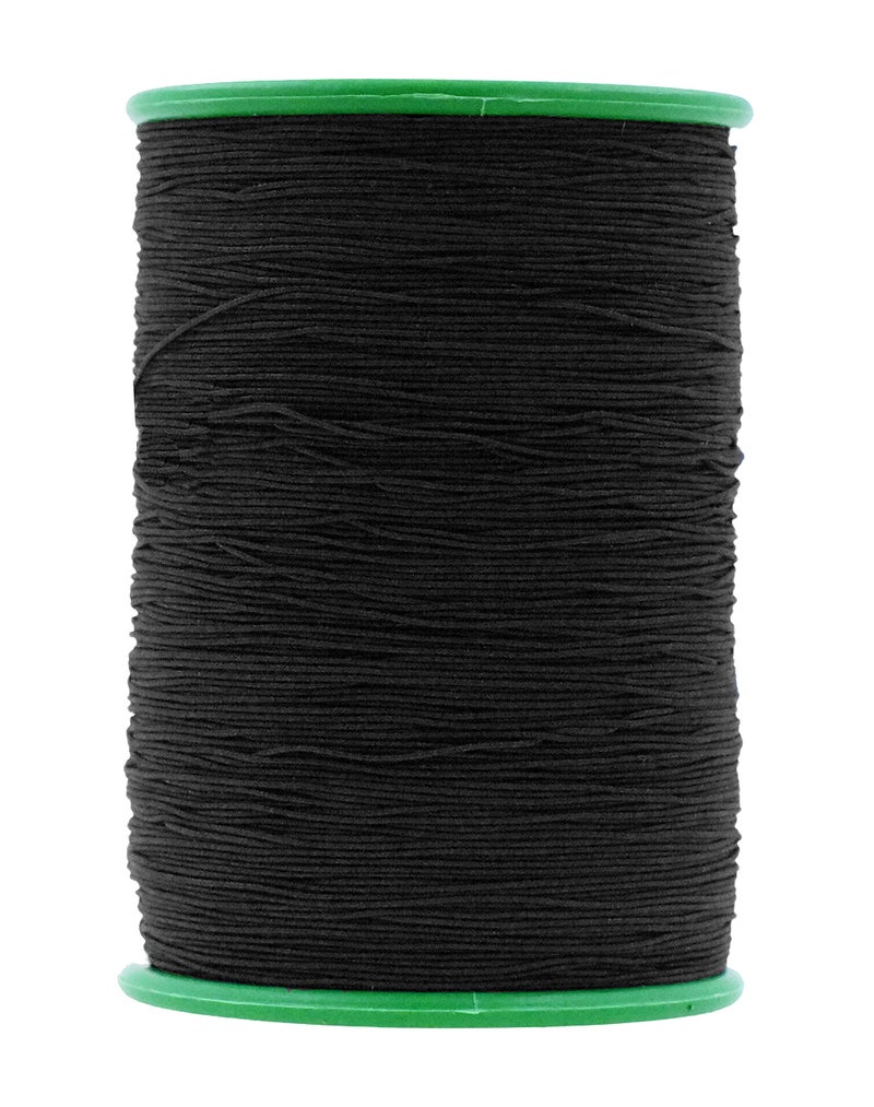 Mandala Crafts Black Shirring Elastic Thread for Sewing Knitting Smocking and DIY Crafts  546 Yards 06mm Fine Thin Stretch Thread for Sewing Machines