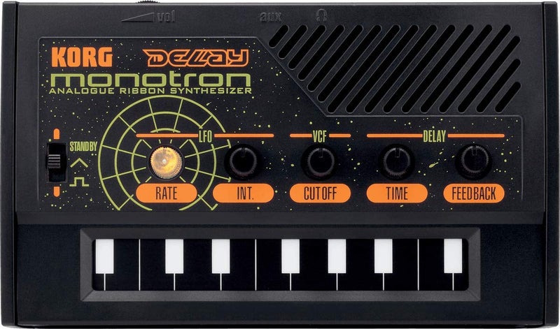 Korg Monotron Delay Analog Ribbon Synthesizer with Built-in Speaker and Delay Effect - Image 3