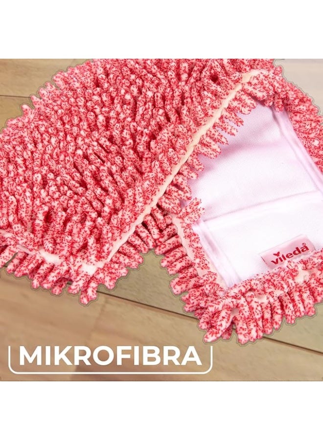 Vileda Mop Bit Pro Refill – 100% Microfiber Mop Head – Machine Washable – Removes 3x More Pet Hair – Compatible with Hard Floor Surfaces - Image 4