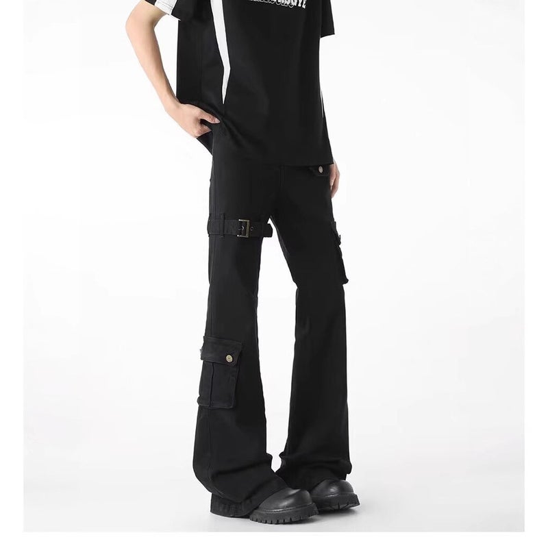 Unisex Classic Denim Jeans Loose Fit Daily Outdoor Wear - Image 3