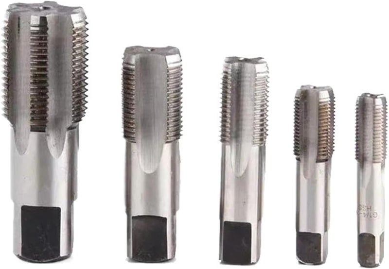 Pipe Tap Set HSS Pipe Tap 1/16 1/8 1/4 3/8 1/2 3/4 1. 1inch 2inch Metric Screw Thread Tools G ZG Z RP RC NPT PT BSP NPSF NPTF(NPTF,1 inch) - Image 1