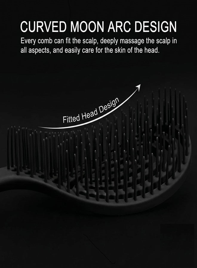 Becharaji Premium 3D Hair Brush for Styling, Detangling and Grooming for Men and Women |Straightens & Detangles Curly Hairs | Reduces Hair Breakage and Promotes Hair Growth | Best Hair Brush for All Hair Types Assorted (Black) - Image 3