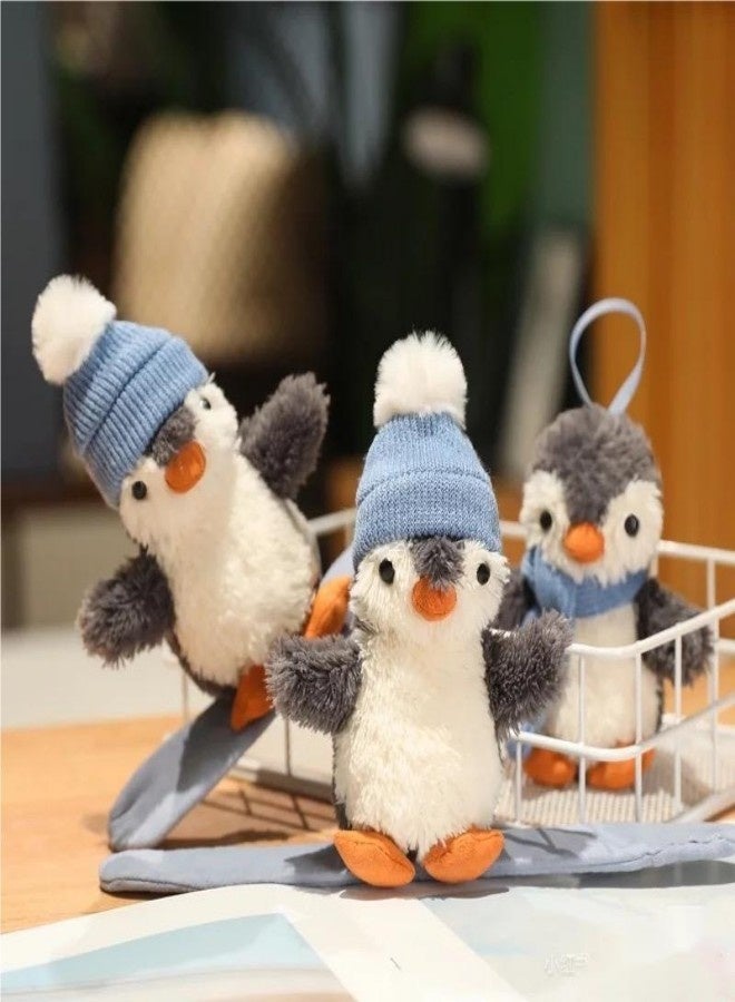 دمية بطريق محشوة لطيفة – لعبة ناعمة معلقة للأطفال، حقيبة، سيارة، وزينة هدايا - Image 5