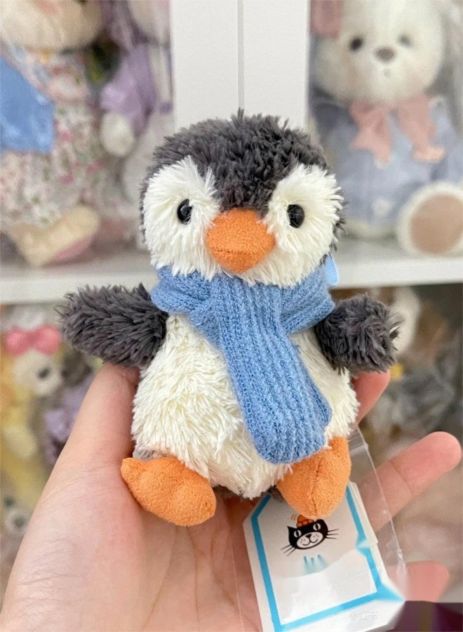 دمية بطريق محشوة لطيفة – لعبة ناعمة معلقة للأطفال، حقيبة، سيارة، وزينة هدايا - Image 4