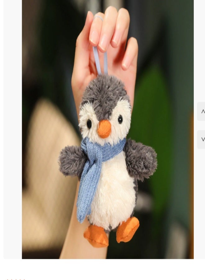 دمية بطريق محشوة لطيفة – لعبة ناعمة معلقة للأطفال، حقيبة، سيارة، وزينة هدايا - Image 2