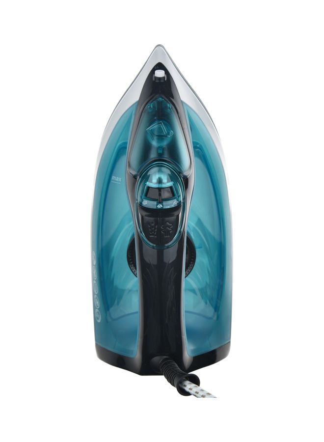 SONASHI Steam Iron with Ceramic Coated Soleplate/Anti-Calc/Self Clean Function | Spray/Steam/Burst Steam and Dry | Manual Temperature Setting based on Cloth Type 220 ml 1800 W SI-5081C Blue/White - Image 3