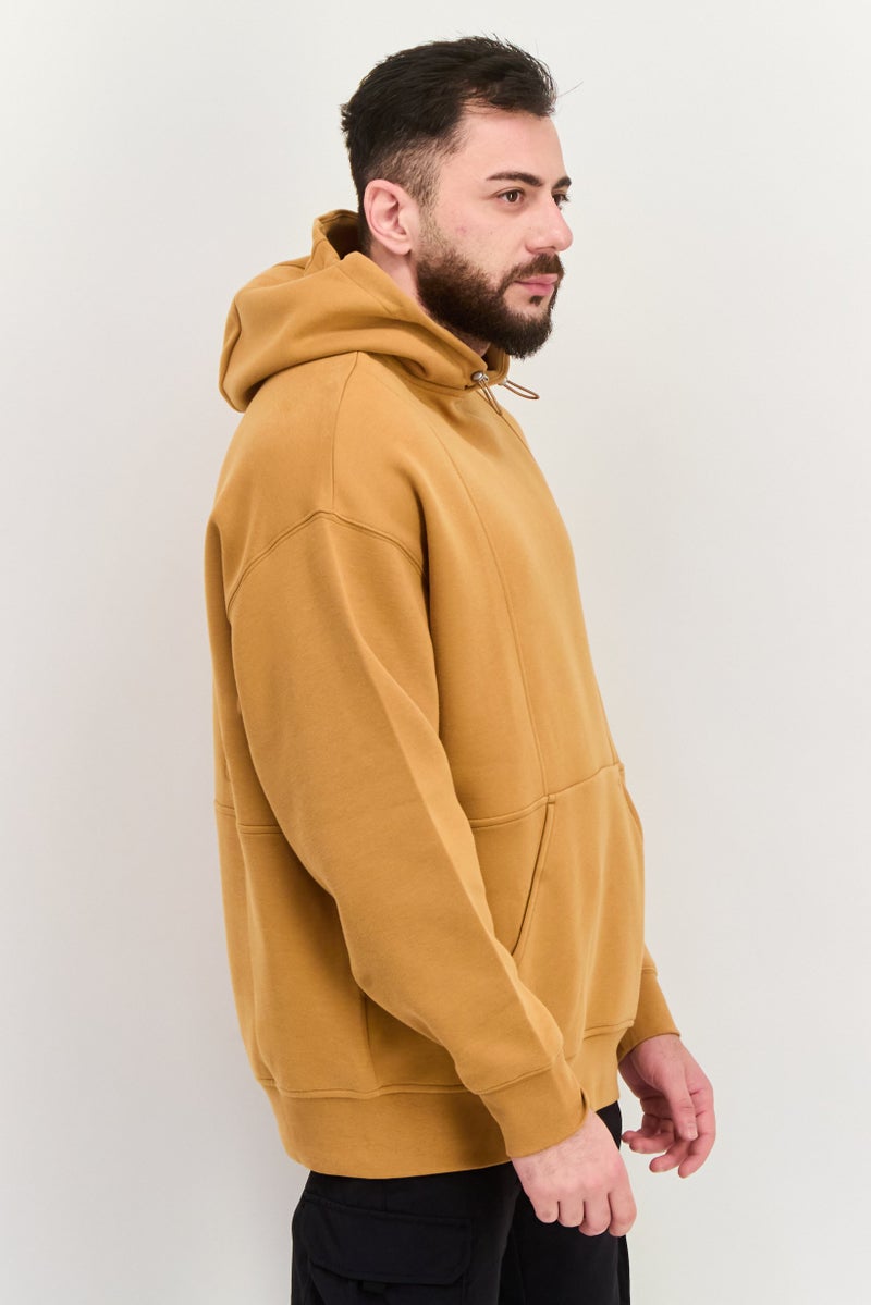 PUMA Men Sportswear Fit Brand Logo Training Hoodies, Brown  - Image 3