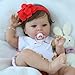 SCOM Lifelike Baby Dolls Girl 18 Inch Reborn Realistic Baby Dolls Silicone Cute Soft Body Doll Real Life Baby Doll Gift for Age 3 - Image 4