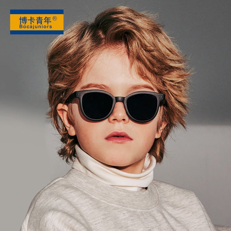 New fashion children's sunglasses trendy baby sunglasses sun-proof UV-proof polarized glasses for boys and girls S8444 - Image 2