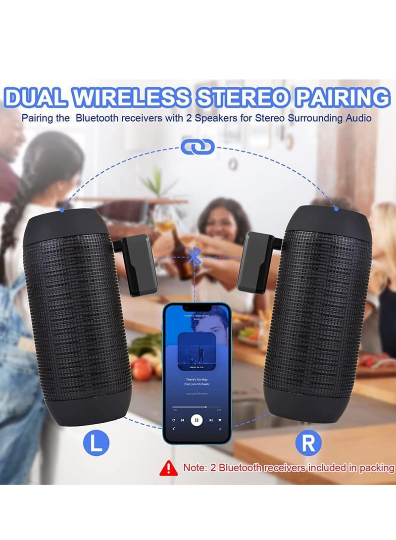 Excefore Bluetooth 5.3 AUX Adapter for Car, 3.5mm Auxiliary Wireless Audio Receiver, Bluetooth Receiver for Car Music/Hands-Free Calling, 12H Battery Life, for Car/Home Stereo (1 Pcs) - Image 5