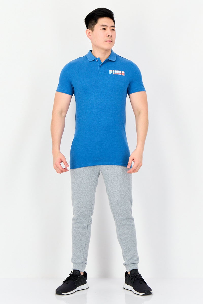 PUMA Men Slim Fit Short Sleeves Outdoor Polo Shirt, Vallarta Blue - Image 2