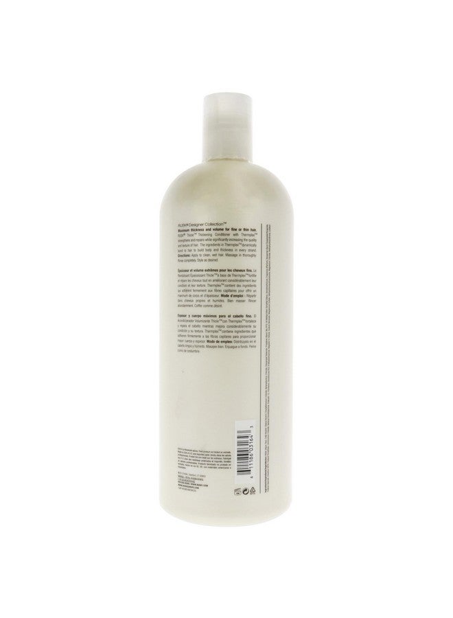 RUSK Designer Collection Thicker Thickening Conditioner for Fine or Thin Hair, 33.8 Oz, Daily-Use Thickening Conditioner that Strengthens and Repairs, Gives Full-Bodied Appearance - Image 2