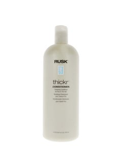 راسك بلسم تكثيف الشعر من مجموعة RUSK Designer Collection Thicker للشعر الخفيف أو الرقيق، 33.8 أونصة، بلسم تكثيف الشعر للاستخدام اليومي يقوي ويصلح الشعر ويمنحه مظهرًا كثيفًا.  - Image 1