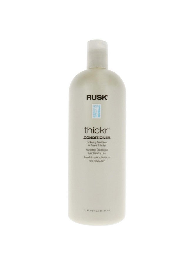 RUSK Designer Collection Thicker Thickening Conditioner for Fine or Thin Hair, 33.8 Oz, Daily-Use Thickening Conditioner that Strengthens and Repairs, Gives Full-Bodied Appearance - Image 1