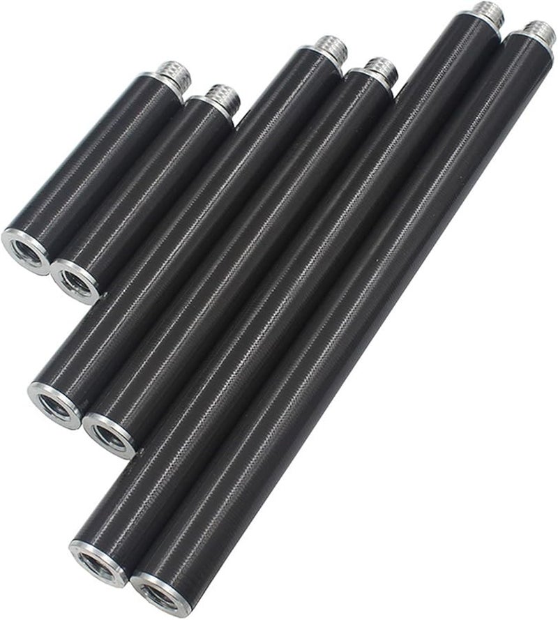قضيب تمديد من ألياف الكربون عالي القوة 5 8 11 مفاصل ألومنيوم قطر 25 مم طول 30 سم - Image 5