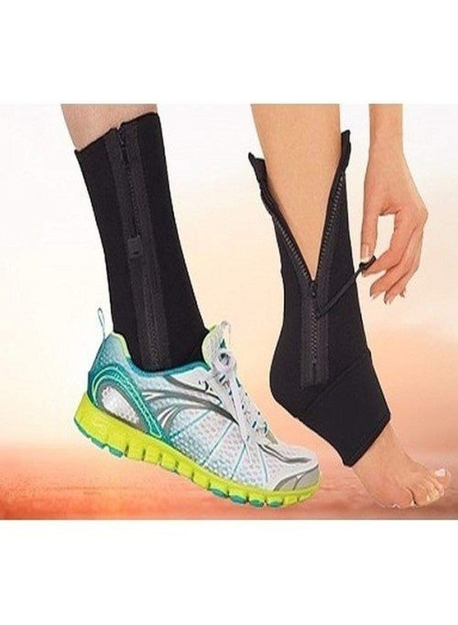 kytaste Ankle Genie Zip up Compression Support Sport Protective Ankle Brace Hots Sale (Set of 2) - Image 5