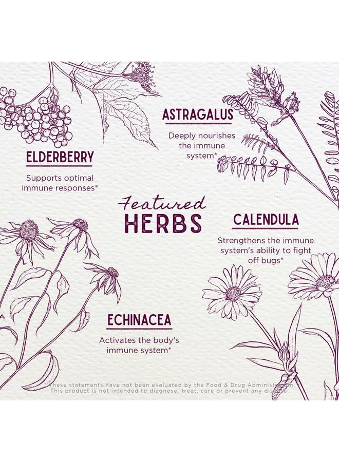 Wishgarden Herbs Daily Immune for Kids - Daily Immune Support Formula for Children, Herbal Immune Defense & Immune System Booster with Black Elderberry & Echinacea, Kids Immune Support Supplement, 2oz - Image 4