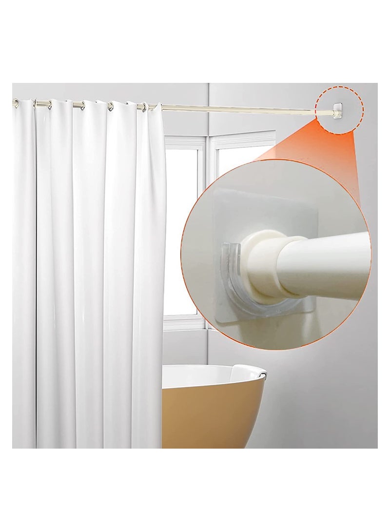 رات سو حامل الستار الواقي 4 حقيبة حامل الاستحمام حامل حامل حامل الحائط حامل جبل الستار الواقي الواقي للستائر - Image 5