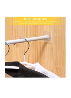 Adhesive Shower Curtain Rod Holder 4 Pack Shower Rod Holder Wall Mount Holder For Shower Curtain Rod For Wall Stick - pzsku/ZCC52908458DD10095483Z/45/_/1693213503/32b4e0d0-a2fe-474b-ab0c-4f6de48ec947