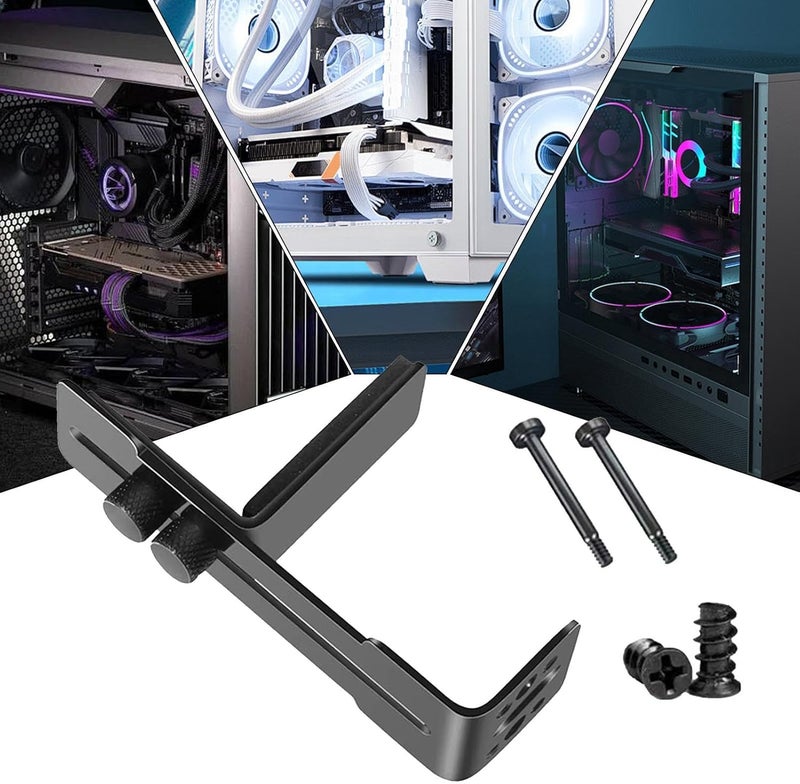 windforgecraft Adjustable GPU Holder,Vertical Anti Sag GPU Stand - Wear-Resistant GPU Support, Graphics Card Bracket for Graphics Cards & Motherboards - Image 4