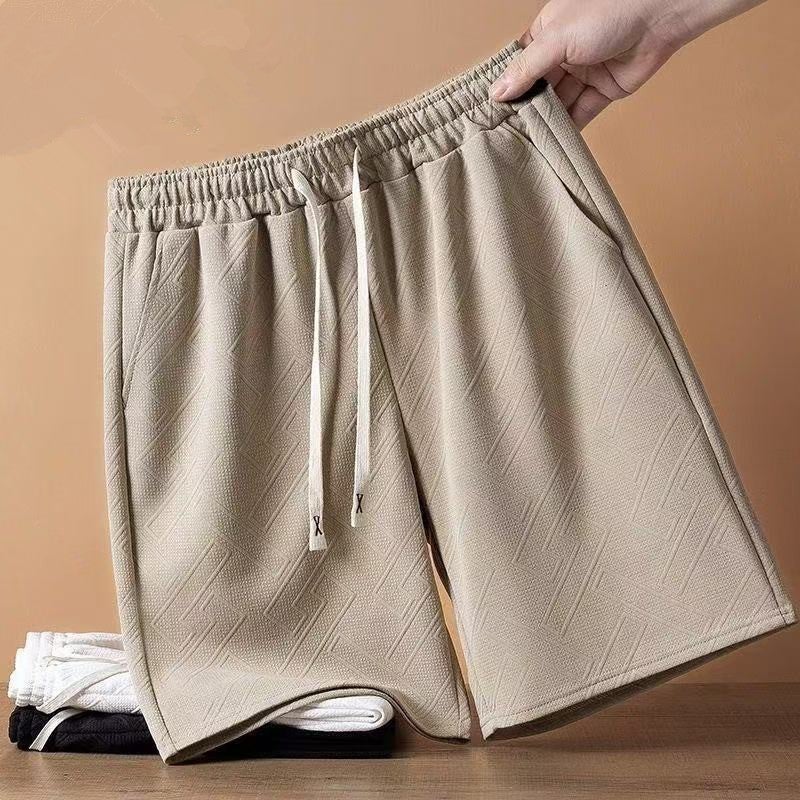 Summer Trendy Brand Summer Cotton And Linen Lace-Up Men'S Comfortable Casual Shorts - Image 1
