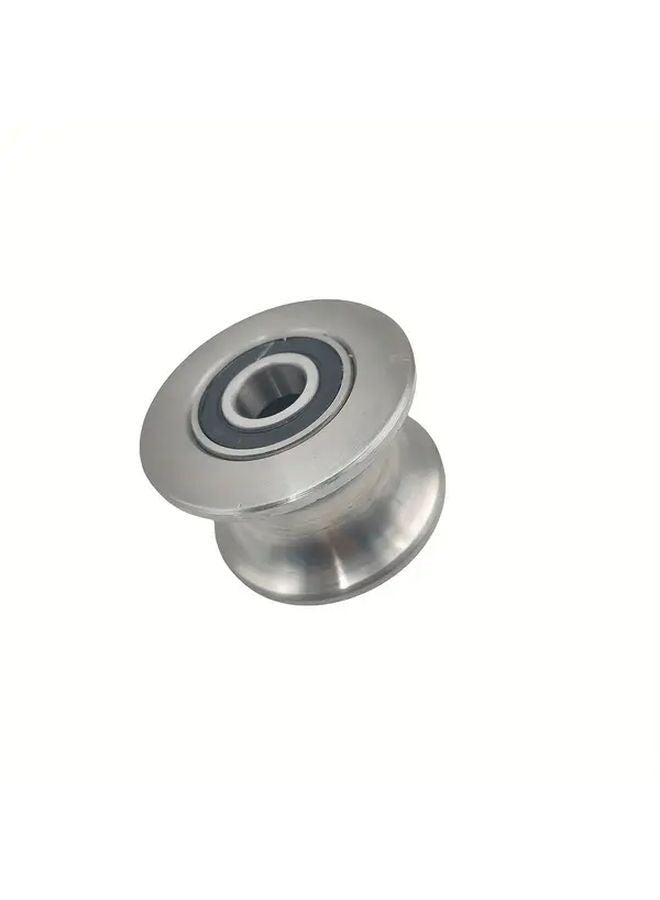 Heavy Duty 6204 Dual Bearing U Groove Roller Pulley 20mm Bore 45 Steel Wire Rope Lifting - Image 5