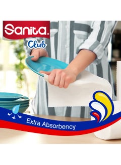 Sanita 2 Ply Kitchen Towel  40 Sheets Pack of 6  - Image 2