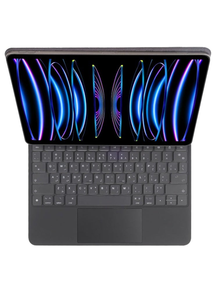 Magic Keyboard for iPad Pro 12.9-inch - Arabic/English - Black - pzsku/ZCC52C86001DF00D07EBAZ/45/_/1734105643/0f98c1d4-509e-4e0e-b8ba-6f21fe64bf61