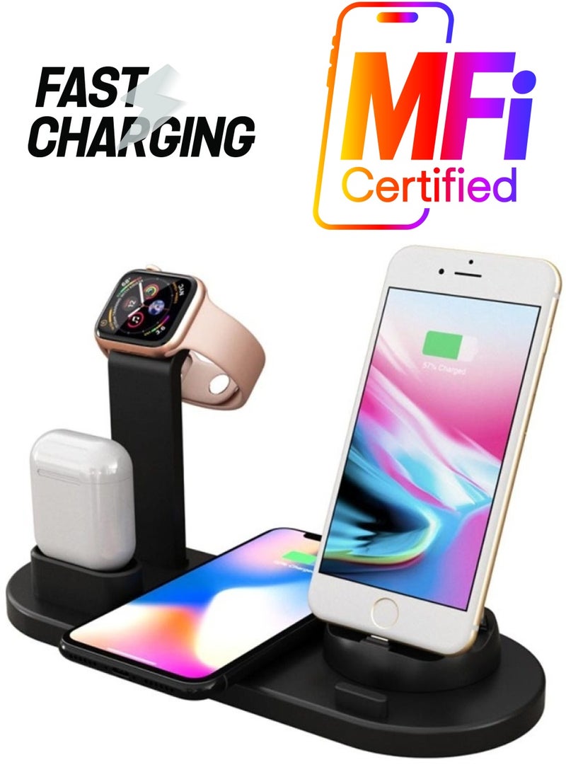 ELTRAZONE Professional Fast Wireless Charger for Apple iPhone/Android/Smartwatch/Air Pods - Image 1