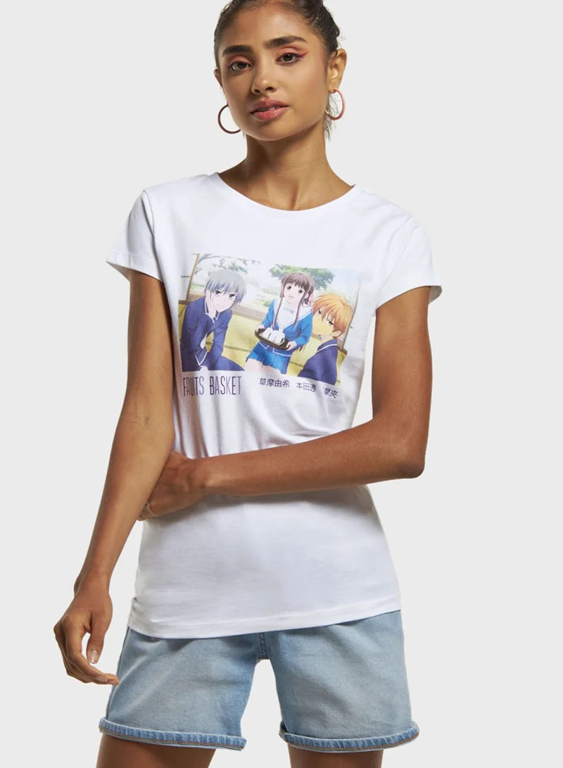 SP Characters Angel Beats Printed T-Shirt