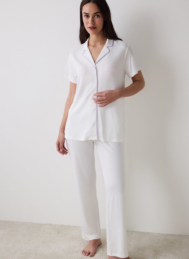Penti Lana Solid Pajama Set  - Image 1