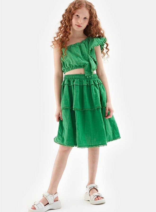 Tyess Girl Green Blouse - Image 1