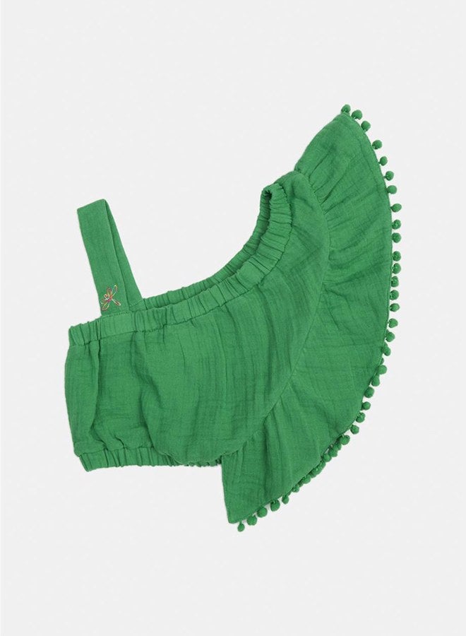 Tyess Girl Green Blouse - Image 5