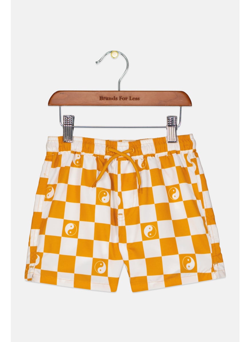 Toddlers Boy Checkered Drawstring Shorts, Yellow - pzsku/ZCC5308BD1624E694A0ACZ/45/_/1725379311/f6f406ea-6221-4579-8366-c5488c40c275