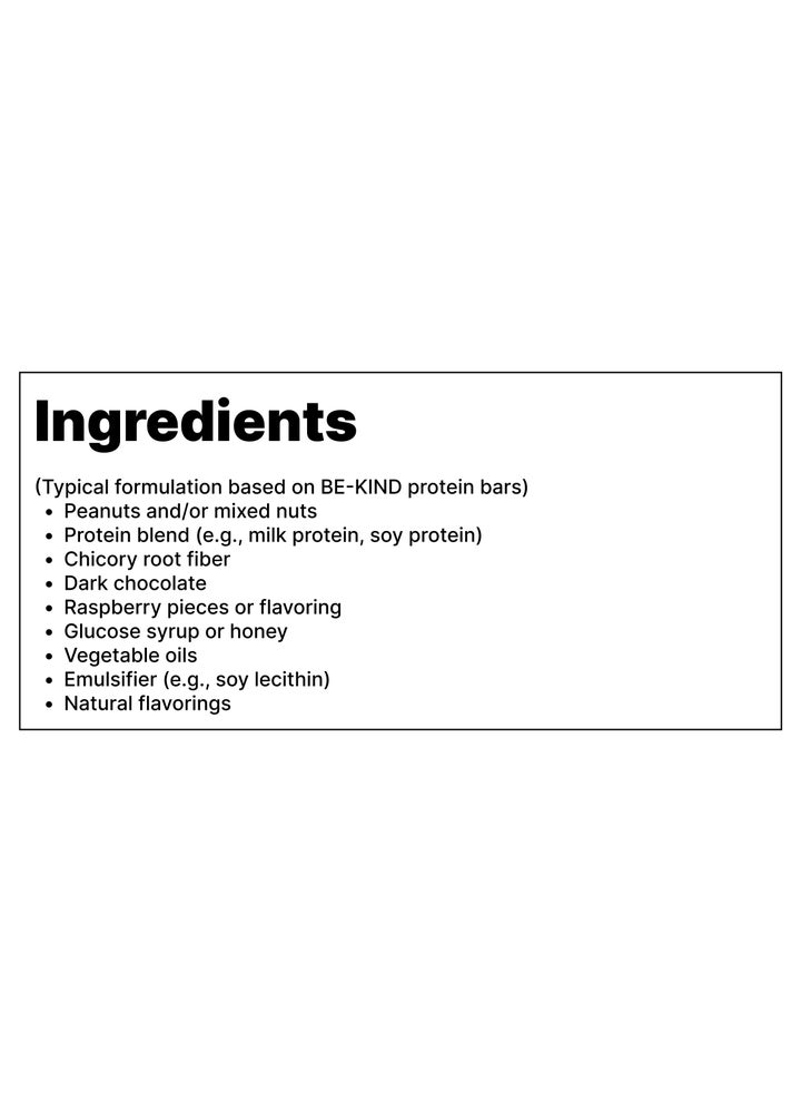 Buy Be Kind Dark Chocolate Raspberry Protein Bar Online | 15 Minutes ...