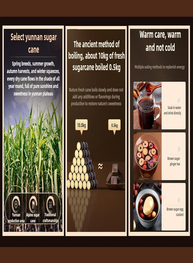 MOORCHOCO Black Sugar from Yunnan, Pure Brown Sugar Sweetener for Cooking, Additive-Free Original flavr (1lbs) - Image 3