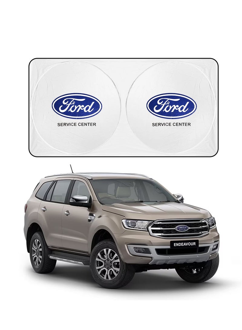 genesis Windshield Sunshade for Car Protection - 150x75 cm - Image 1