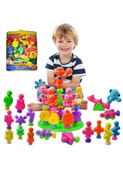 FunBlast Diy Number Building Blocks For Kids28 Pcs Building Blocks With Baseplate Cute Animal Rattle Blocks Educational Learning Toys For Kids Boys Girls Children (Multicolor)  - Image 1